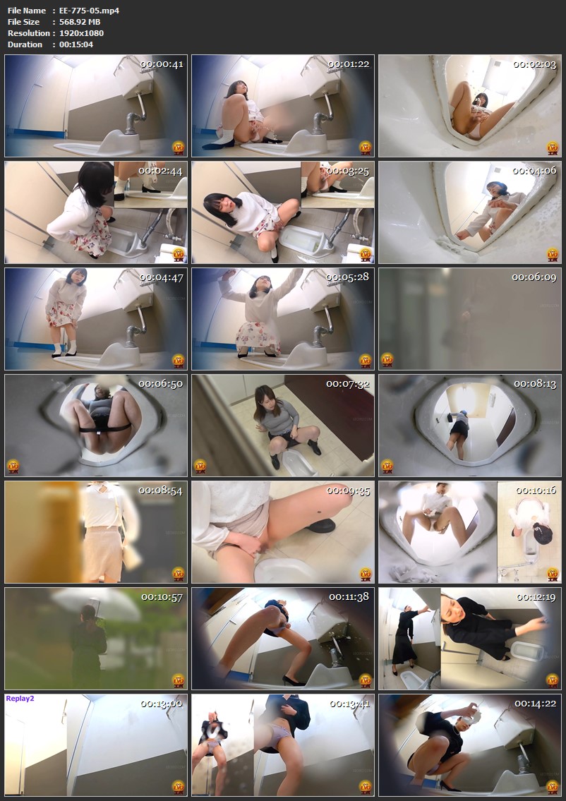 [EE-775] 公衆便所隠撮 便器飛び越え大砲尿 2 2024/06/14 ジェイド Toilet Squirting