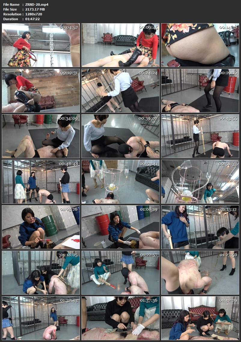 [ZRND-20] 黄金Mホスト奮闘記5 女王様達の休日〜新人Mホストを買って遊んでみた〜後編 Yapoo's Market Scat Torture